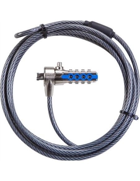 Targus defcon cl cable de seguridad portatil plata