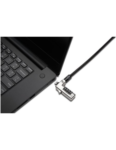 Kensington Candado fino de combinación para portátiles Negro