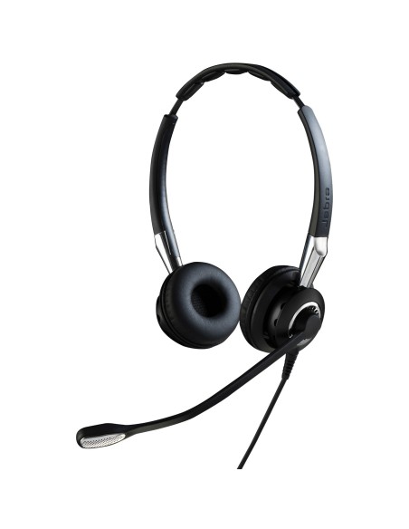 Jabra Biz 2400 II USB Duo CC Auriculares Diadema Negro, Plata