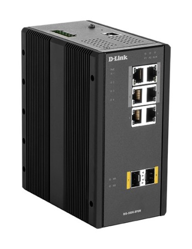 D-Link Gestionado L2 Gigabit Ethernet (10 100 1000) EnergÍ­a sobre Ethernet (PoE) Negro