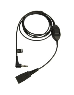 Jabra cable telefónico QD, 3,5 mm, 0,5 m Negro