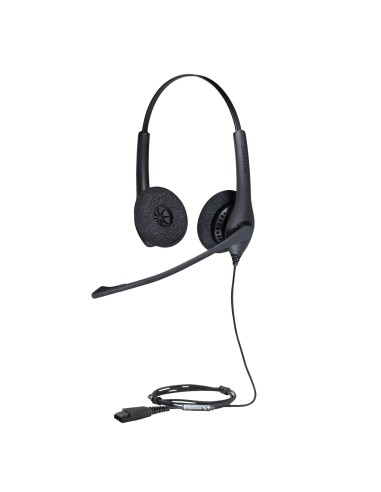 Jabra BIZ 1500 Duo QD Auriculares Diadema Negro