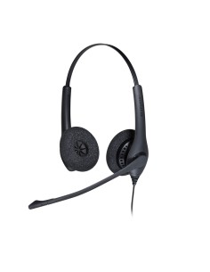 Jabra BIZ 1500 Duo USB Auriculares Diadema Negro