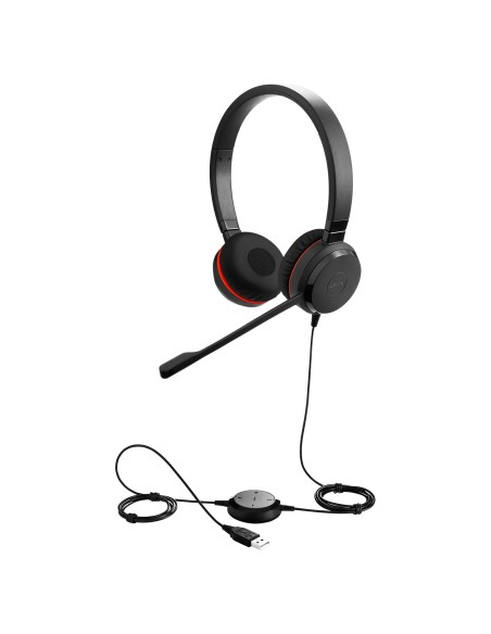 Jabra Evolve 20SE UC stereo auriculares diadema Negro