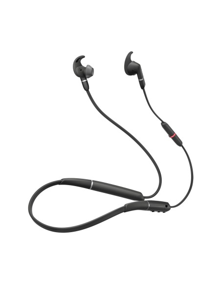Jabra Evolve 65e MS & Link 370 auriculares banda para cuello Bluetooth Negro