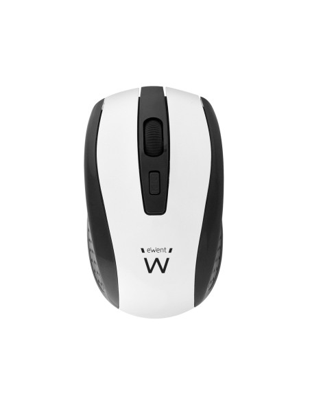 Ewent raton ambidextro rf inalambrico optico 1600dpi negro blanco