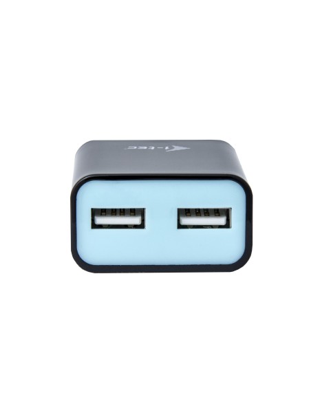 i-tec CHARGER2A4B cargador pared usb 2.0 2puertos negro