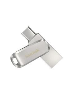 SanDisk Ultra Dual Drive Luxe Memoria flash USB Type-A Type-C 3.2 Gen 1 256GB Acero inoxidable SDDDC4-256G-G46