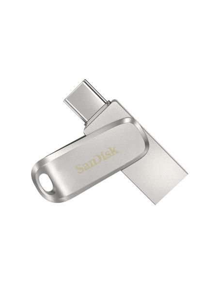 SanDisk Ultra Dual Drive Luxe Memoria flash USB Type-A Type-C 3.2 Gen 1 256GB Acero inoxidable SDDDC4-256G-G46