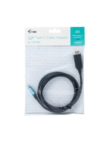 i-tec Cable Adaptador 4K usb tipo-c macho a hdmi macho 1.5m negro