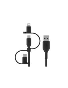 BELKIN BOOST CHARGE cable USB A USB C/Micro-USB B/Lightning 1 m Negro