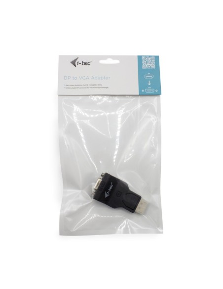 i-tec Adaptador displayport macho a vga hembra negro