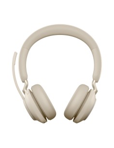 Jabra Evolve2 65 UC Auriculares Diadema USB Bluetooth Beige