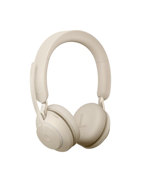 Jabra Evolve2 65 UC Auriculares Diadema USB Bluetooth Beige