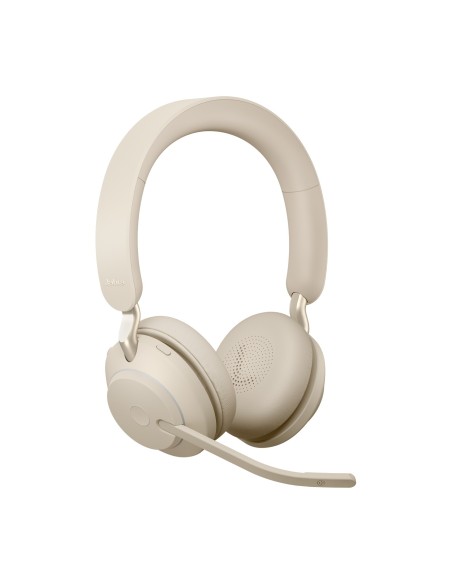 Jabra Evolve2 65 UC Auriculares Diadema USB Bluetooth Beige