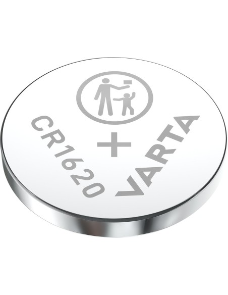 Varta pila boton CR 1620 litio 3V plata