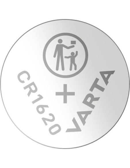 Varta pila boton CR 1620 litio 3V plata