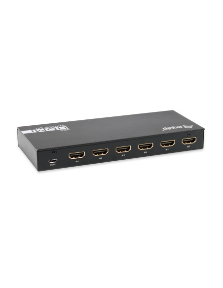 Equip 332726 Interruptor de video HDMI 2.0 negro