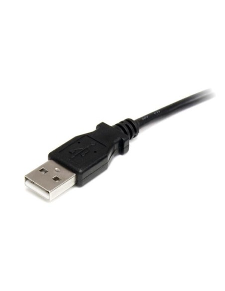 StarTech.com Cable Adaptador de Alimentación de 0,9 m USB a Conector Coaxial Tipo H 5V DC - Macho a Macho Negro