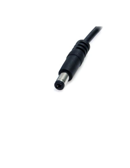 StarTech.com Cable de alimentación USB A a M de Tipo Barril de 5,5mm Negro