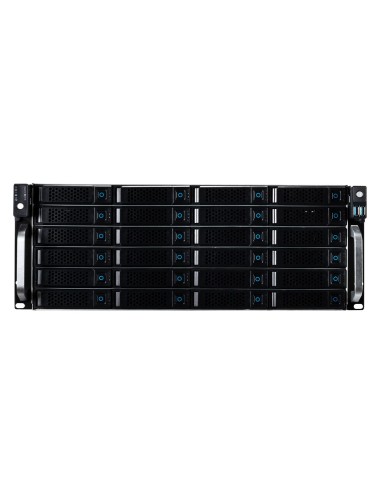 UNYKAch Servidor Rack Hot Swap 4U   24 BahÍ­as Negro, Plata