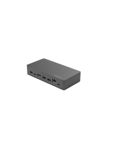 Lenovo Thunderbolt 3 Essential Dock tarjeta y adaptador de interfaz 3.5 mm Displayport Hdmi RJ-45 usb 3.2 Gen 1 (3.1 Gen 1) gris