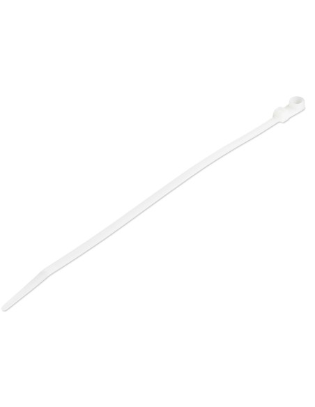 StarTech.com Bridas sujetacables de 20cm con perforación de montaje - 4 mm de ancho, para grupo de cables de 52 mm, soportan 22 