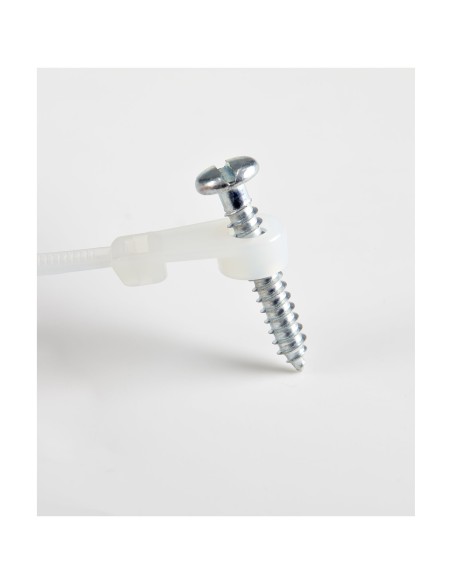 StarTech.com Bridas sujetacables de 15cm con perforación de montaje - 3 mm de ancho, para grupo de cables de 40 mm, soportan 18 