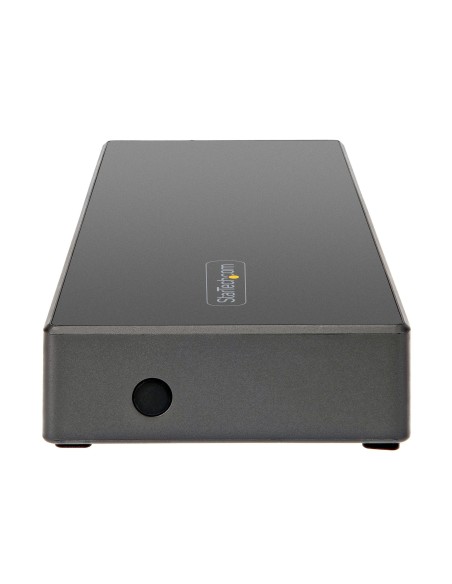 StarTech.com Docking Station usb tipo c para 3 Monitores de 4K con 100W de entrega de alimentacion PD negro gris