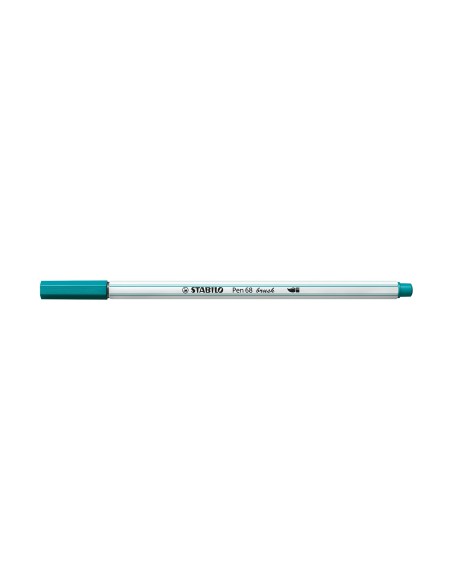 STABILO Pen 68 brush rotulador Medio Turquesa 1 pieza(s)