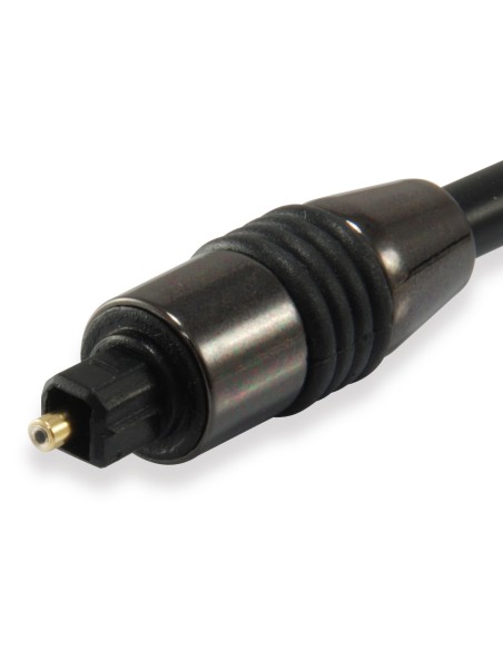 EQUIP cable de audio TOSLINK Macho Macho, 3 m Negro