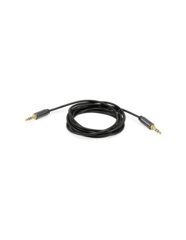 EQUIP cable de audio 3,5mm Macho Macho, 2,5 m Negro