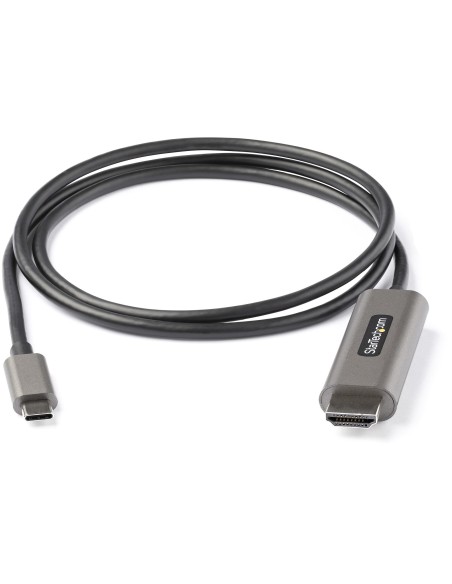 StarTech.com Cable 1m USB C a HDMI 4K de 60Hz con HDR10 - Adaptador de VÍ­deo USB Tipo C a HDMI 2.0b Ultra HD 4K - Convertidor U