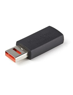 StarTech.com Adaptador Bloqueador USB de Datos â?? Adaptador USB Macho a Hembra de Carga Solamente â?? Sin Datos - Solo de Carga