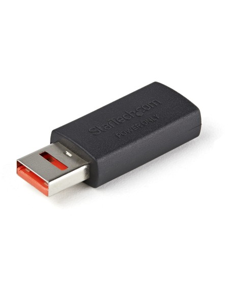 StarTech.com Adaptador Bloqueador USB de Datos â?? Adaptador USB Macho a Hembra de Carga Solamente â?? Sin Datos - Solo de Carga