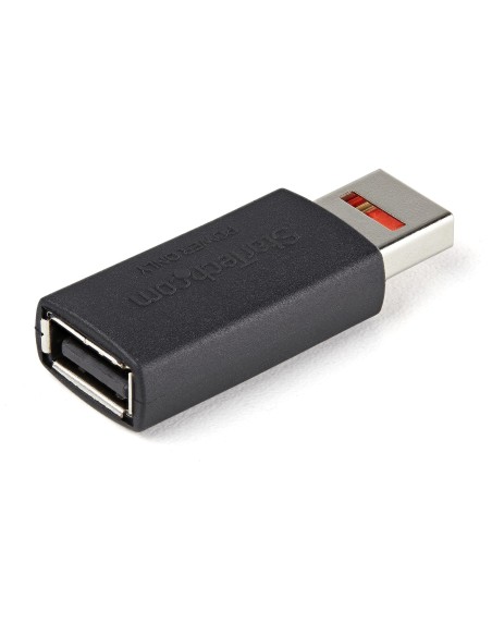 StarTech.com Adaptador Bloqueador USB de Datos â?? Adaptador USB Macho a Hembra de Carga Solamente â?? Sin Datos - Solo de Carga