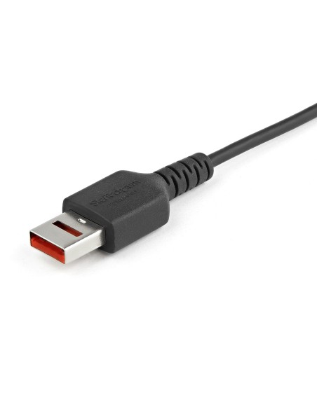StarTech.com Cable Adaptador usb tipo-a macho a Micro usb b de Carga Segura 1m negro