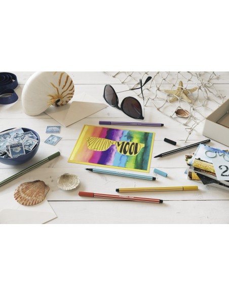 STABILO 68 Pastell 15er rotulador Multi Multicolor 15 pieza(s)