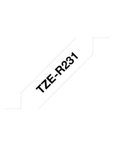 BROTHER cinta para impresora de etiquetas Negro sobre blanco