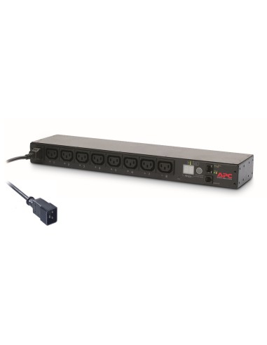 APC AP7921B unidad de distribucion de energia (PDU) 8 salidas AC 0U 1U negro