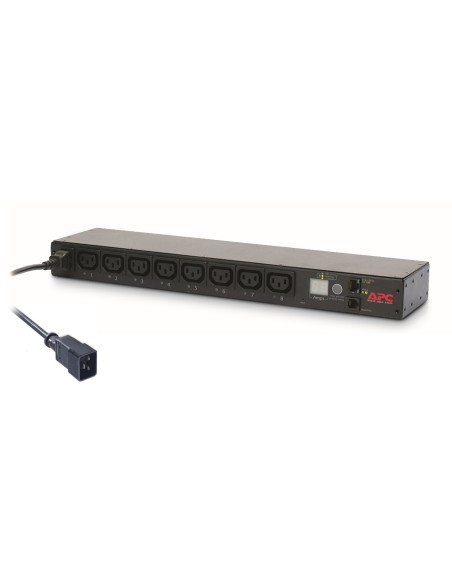 APC AP7921B unidad de distribucion de energia (PDU) 8 salidas AC 0U 1U negro