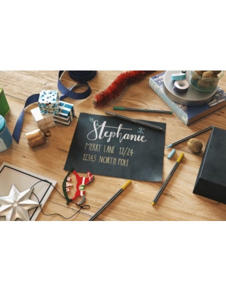 STABILO Pen 68 Metallic rotulador Medio Metálico, Multicolor 6 pieza(s)