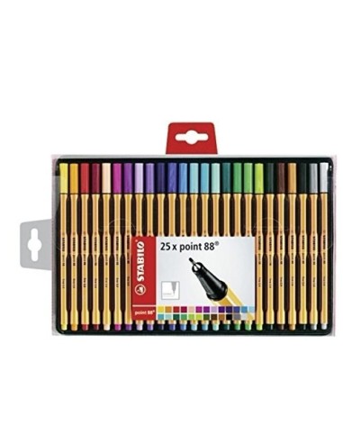 Stabilo point 88 8825-1 25 Rotuladores para colorear multicolor