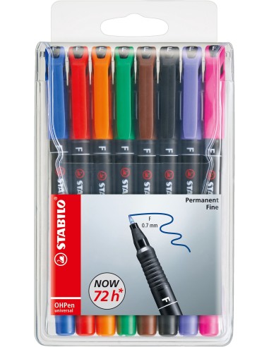 Stabilo OHPen 8 Rotuladores permanente universal multicolor