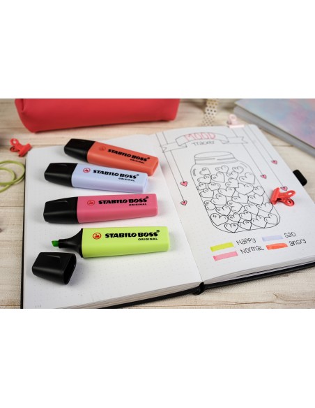 STABILO Boss Original Pastel marcador 6 pieza(s) Multicolor