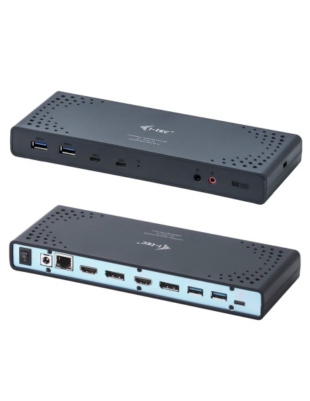 i-tec USB 3.0   USB-C   Thunderbolt 3 Dual Display Docking Station + Power Delivery 65W