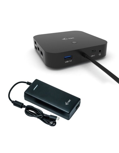 i-tec USB-C Dual Display Docking Station with Power Delivery 100 W + Universal Charger 112 W