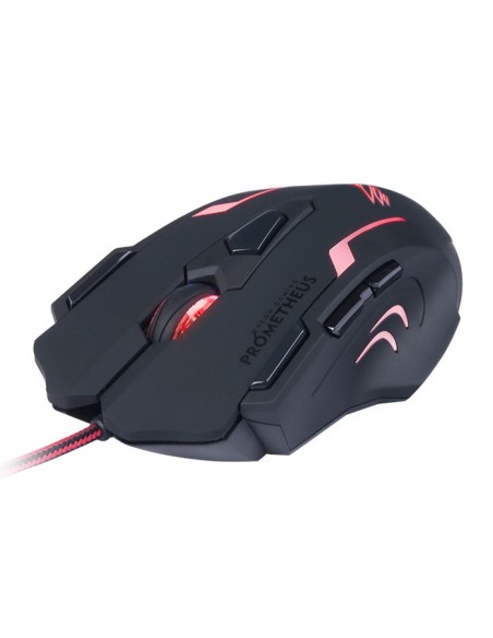 Ratón Sveon Ambidextro USB tipo A Í?ptico 4000 DPI Negro