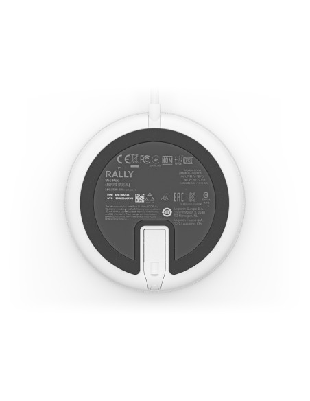 Logitech Rally Mic Pod Micrófono Blanco