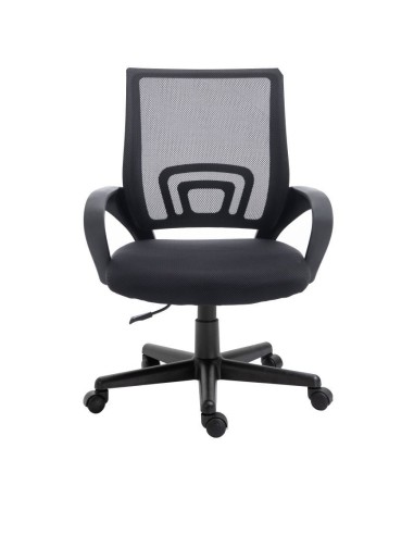 Equip 651003 silla de oficina asiento respaldo de malla negro